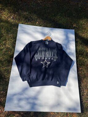 Logo 7 1990s Dallas Cowboys Made in USA Sweatshirt